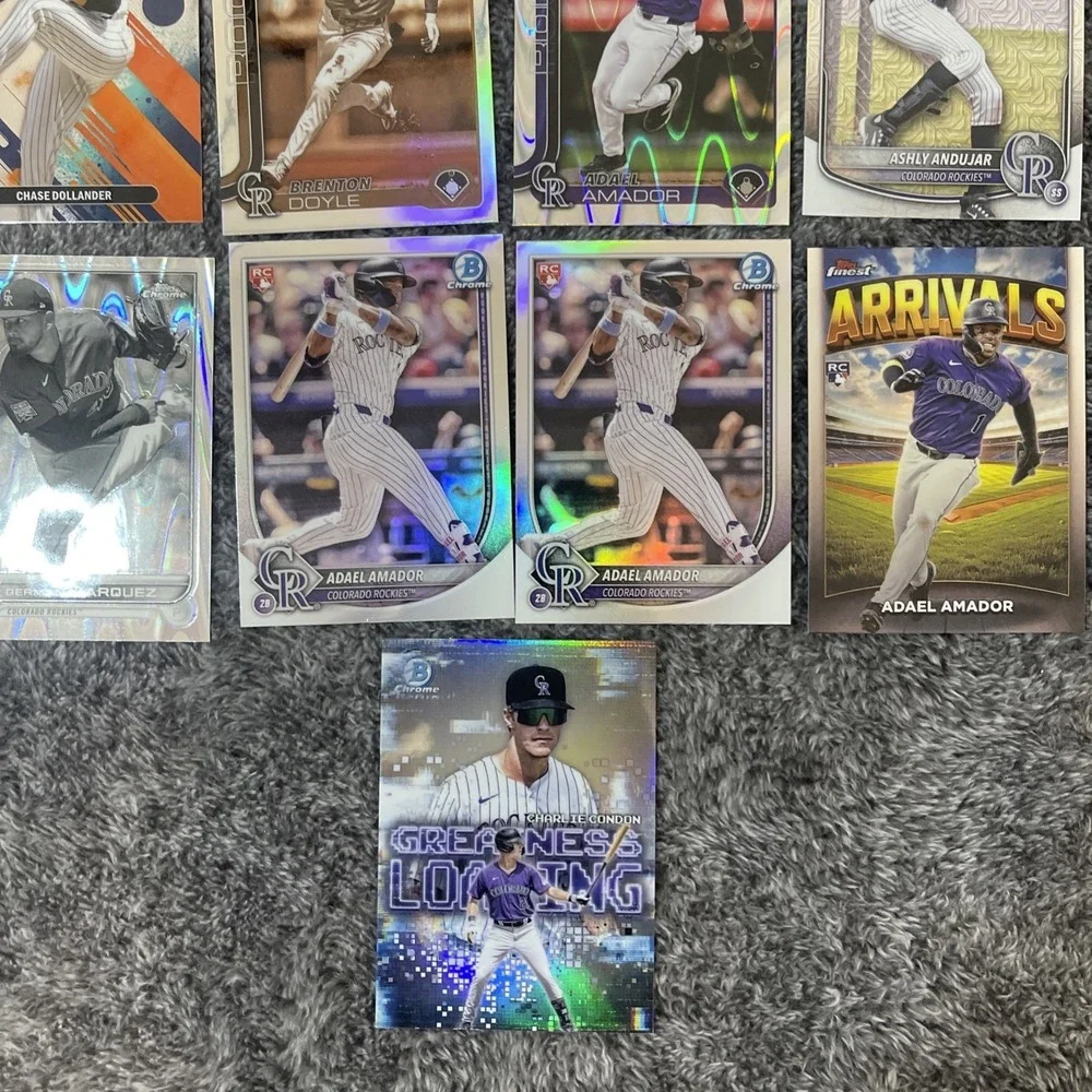 Colorado Rockies Baseball 25 Card Lot‎ - Rookies, Stars, Inserts, Parallels